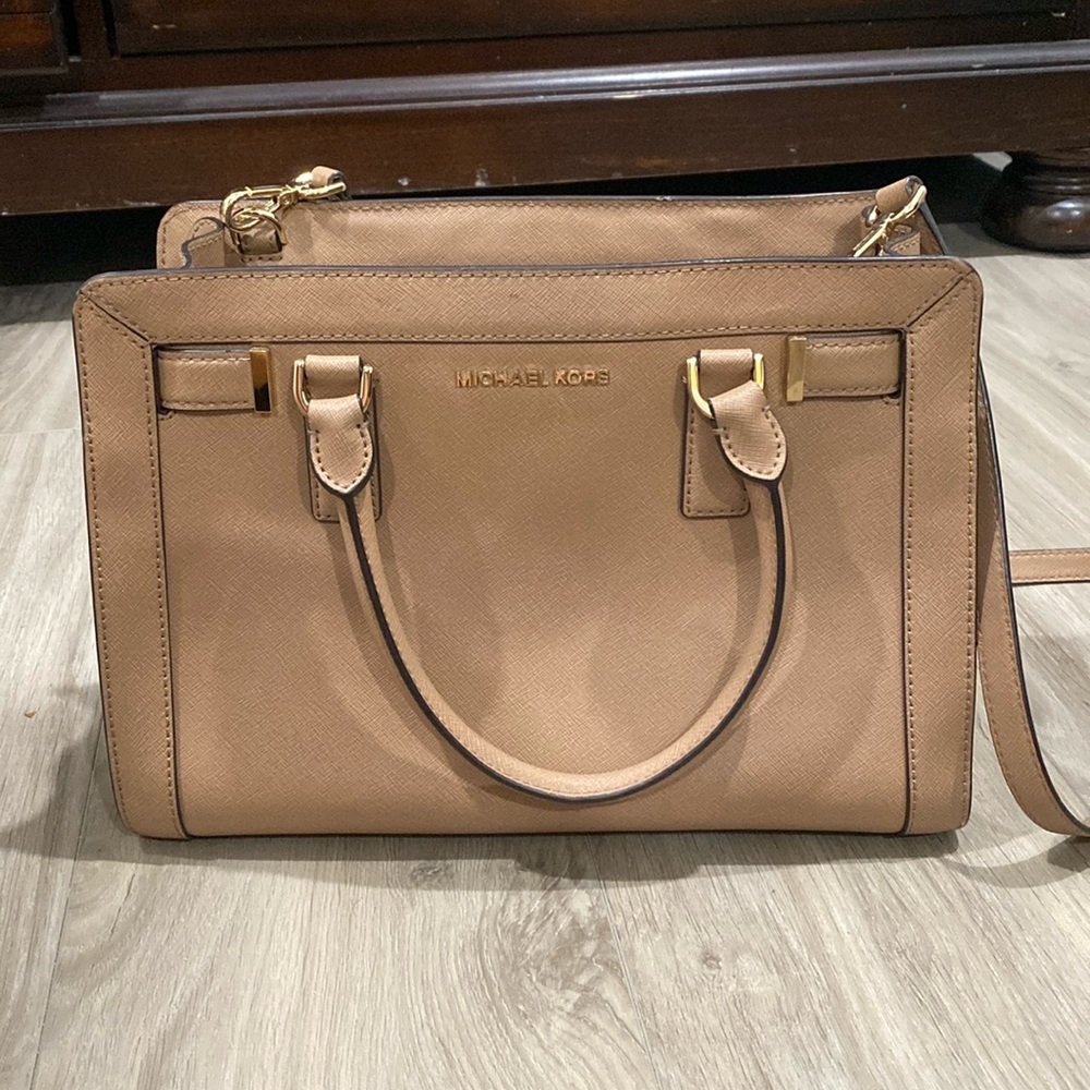 Michael Kors Handbag Tan Adjustable/Removable Strap